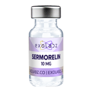 SERMORELIN 10mg research peptide vial - ExoLabz Canada