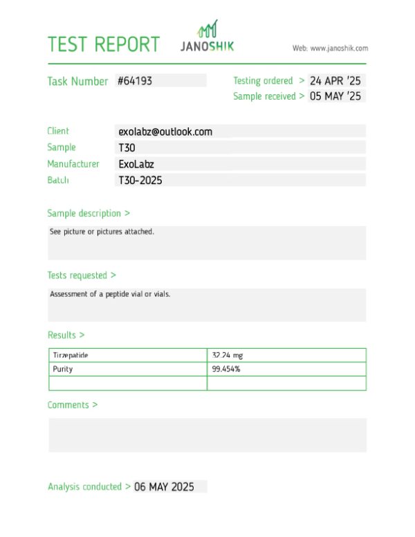 TIRZEPATIDE 30mg (PRE-ORDER) - Image 2