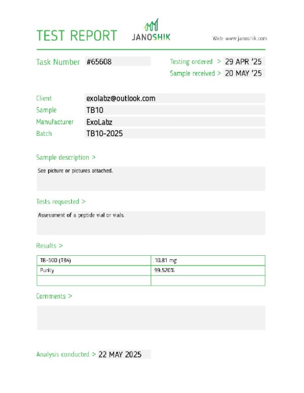 TB500 10mg - Image 2
