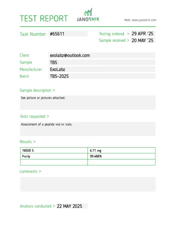 TB500 5mg - Image 2