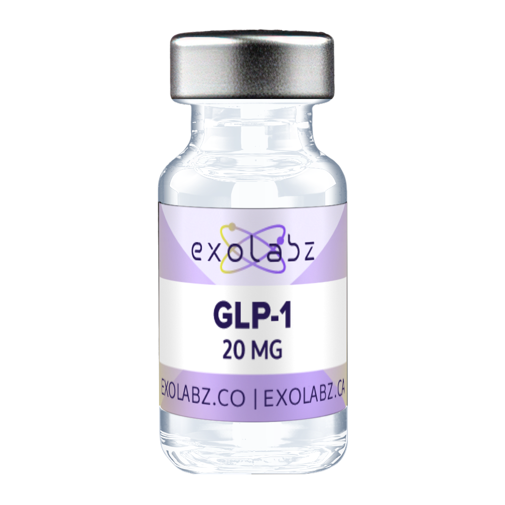 GLP-1 20mg research peptide vial - ExoLabz Canada